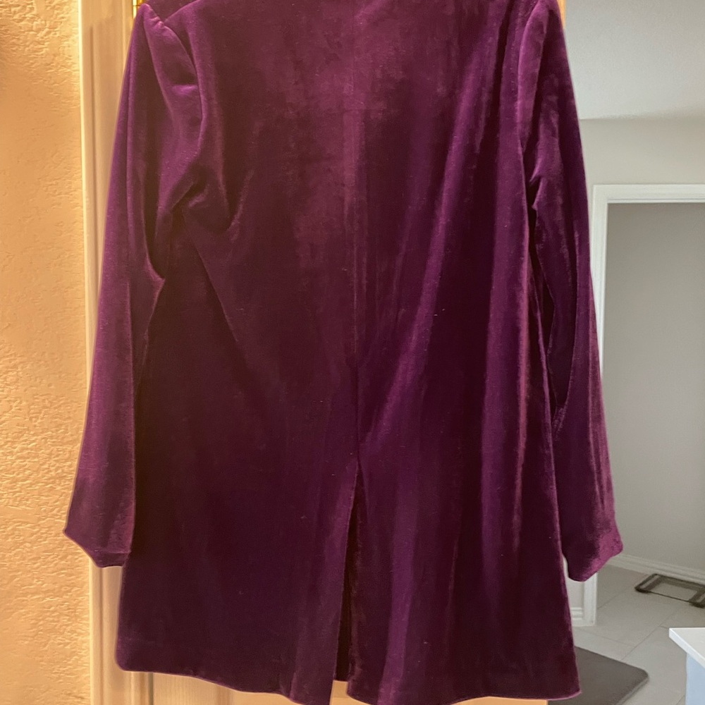Endless Rose Rich Purple Velvet Jacket